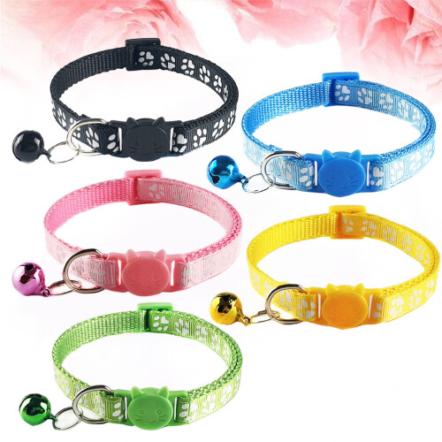 5 Verstelbare Halsband Kat Met 1