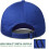 Kids Plain Baseball Cap Unconstructed Fit Washed Cotton Size M Blue 2