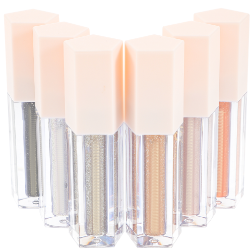 6Stück Flüssiger Glitzer Lidschatten Highlighter Bling Augenschatten
