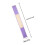 2Stk. Peeling-Rückenbürsten Mit , Dehnbare Waschbürste, Violett 2