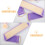 2Stk. Peeling-Rückenbürsten Mit , Dehnbare Waschbürste, Violett 7