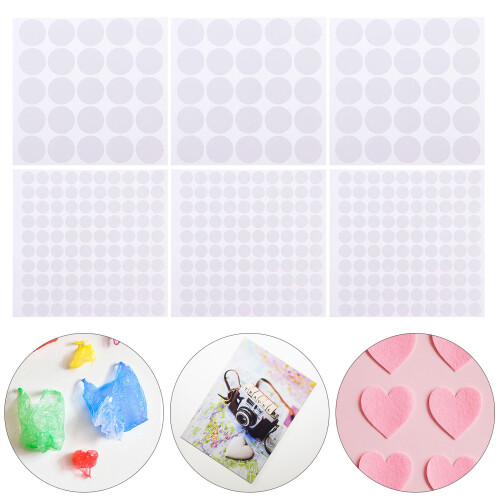 20 Dubbelzijdige Foamsticker Composiet Wit Afneembaar 1
