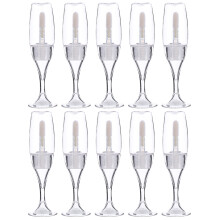 10 Stuks Wijnglasvormige Lipglossbuisjes Herbruikbare Container