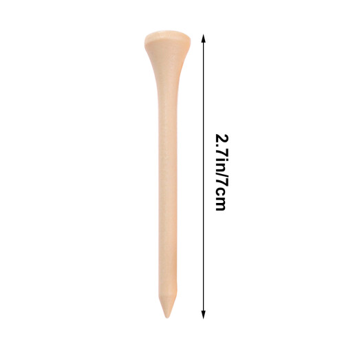 Golf Training Tee Beige Hout 100 Liefhebbers 3,3X0,4X0,4In 1