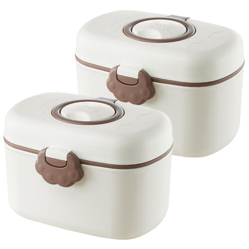 2 babyvoedingdispenser melkpoeder, draagbaar 1