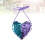 Mini Hartvormige Crossbody Muntportemonnee Paars 17