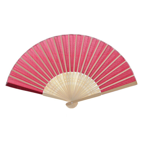 2 Cheongsam Waaier Bamboe Inklapbaar Vouwbaar Rood