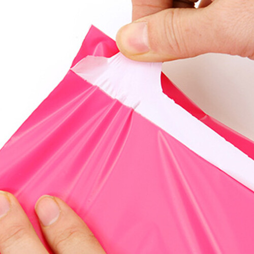 100Pcs Self Sealing Plastic Shipping Envelopes Mailing Bags Pink 1