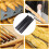 Nonstick Wavy Design 2 Slots Bread Baking Tray 1set 5