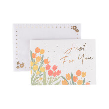 Elegant Greeting Card Original Money Gift Card for-Flowery