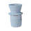 Practical Coffee Cup Functional Heat Insulated Mug-Blue 300ml 1