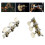 2Pcs Gitarre String Tuning Pegs Schlüssel Triple 12