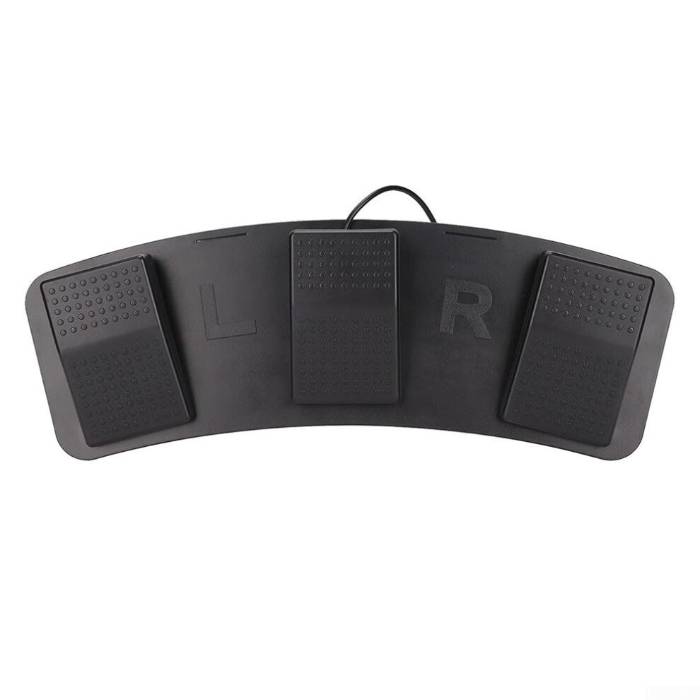 Programmable Usb Device With Three Pedals For Effortless Control In Video Games, Media Playback, And Transcription Work. 9105992320103
