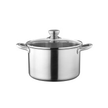 Practical Steel Cooking Pots Cooking Pots Lid Soup Pots-small