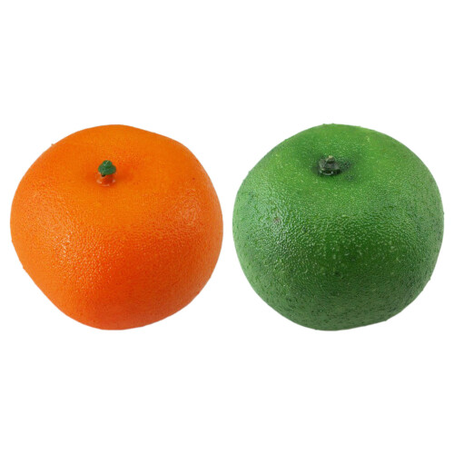 Pack of 10 Realistic Artificial Orange Plastic Fruit for-orange 1