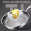 Titanium Hammered Pan Pro with Lid,   Non Stick Even Heating (30cm) 2