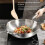 Titanium Hammered Pan Pro with Lid,   Non Stick Even Heating (30cm) 4