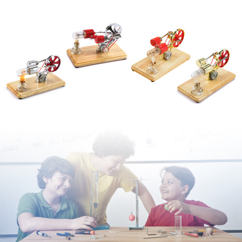 Modèle éducatif jouet modèle de moteur Stirling basse-or 2
