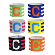 Flexible Armband Adjustable Football Sports Games Players Tournament Football Team Captain Bands Arm Training Soccer Armband