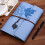 Carnet de notes en cuir rechargeable, 160 pages non-couleur rose 6