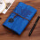 Carnet de notes en cuir rechargeable, 160 pages non-couleur rose 7