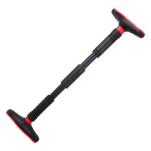 Strength Training Pull Up Bar, Heavy Duty Upper Body Fitness Bar, Adjustable Length, NonSlip for Home Gym Black