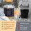 Bee Box Cover Windproof Insulation Wrap With Waterproof Outer Layer And Thermal Padding 76.4x18.1in Secure Straps 3