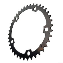 Road Bike Chainring Crankset 130 BCD Electroplated Steel 39T And 50T Chainring Options