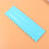 6 Stuks/2 Sets Dubbelzijdige Cake Gladmaker Schraper Plastic 10