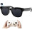 Smart Glasses 5MP 1080P Camera RealTime Translation 26 Languages WiFi Bluetooth Open Speaker Blue Light Blocking 3