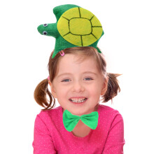 3 In 1 Schildkrötenkostüm Kopfschmuck Haaraccessoire Cosplay