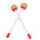 2Pcs Drum Sticks Runde Filz Mallet EVA Orff Hand 8