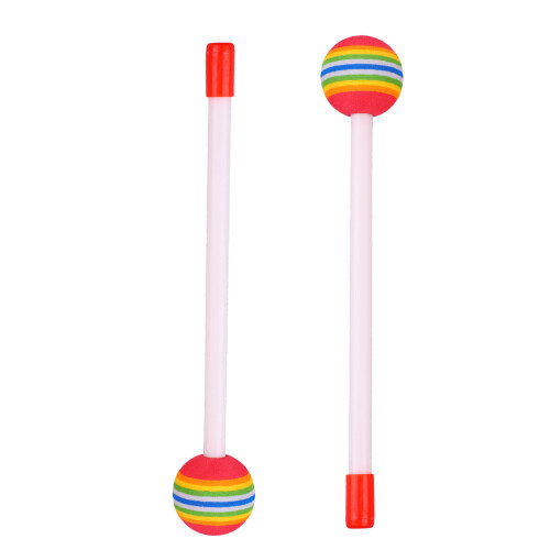 2Pcs Drum Sticks Runde Filz Mallet EVA Orff Hand 2