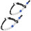 Mlins 2 Golfhandschoenen Epoxy Pols Scorer Stroke Keeper 8