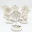 1Set Creatief Diy Blanko Graffiti Bloem Decoratie Kaki 7