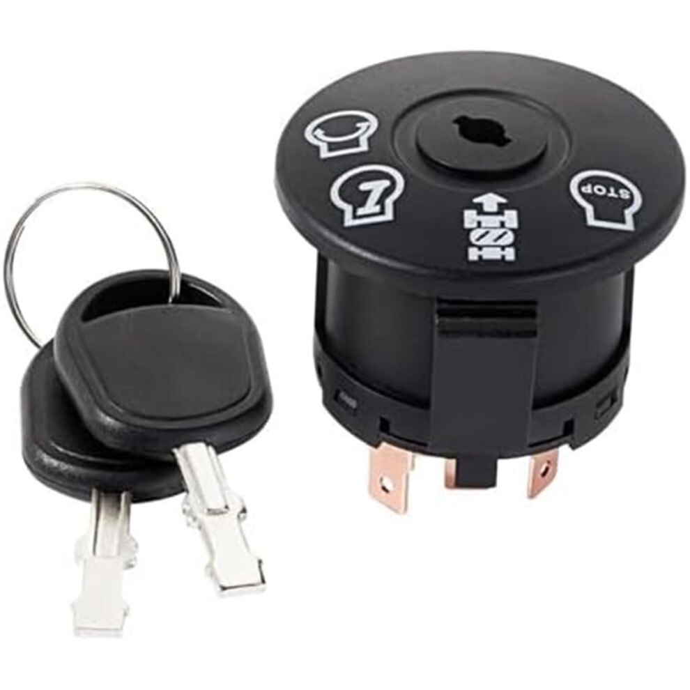 Ignition Switch For Lawn Tractor Replacement For Craftsman Lt1000 Lt2000 Lt3000 With 2 Keys 9067246019488