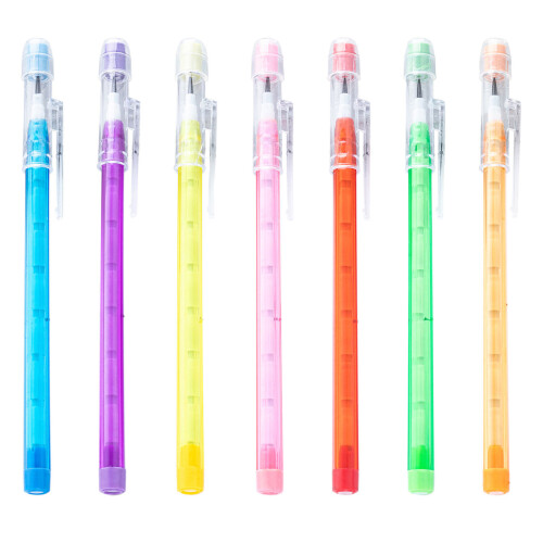 Stackable Pencils Set for Kids Stacking Point Pencils-Purple 1