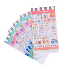 2 Stks Koreaans PVC Dagboeksticker Transparant