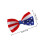 2 Amerikaanse Patroon Stropdas Decoratie Feest 2