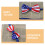 2 Amerikaanse Patroon Stropdas Decoratie Feest 8