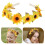 Sonnenblume Kopfschmuck Mehrfarbig Polyester 1 Satz 5