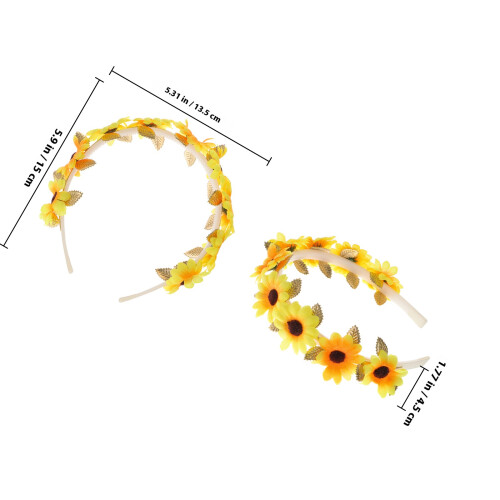 Sonnenblume Kopfschmuck Mehrfarbig Polyester 1 Satz 1