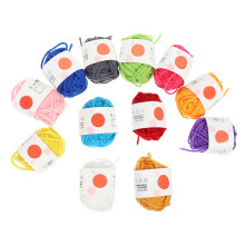 1 set strickgarn langstapeliger baumwolle, zum häkeln und stricken