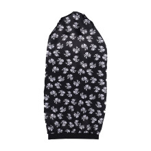 Night Sleeping Cap Satin Lange Tube Zwart 1 24,8x10,2 Inch
