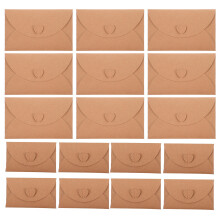 40 Mini Enveloppen Vintage Kraft Briefaccessoire