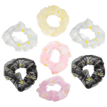 7Teiliges -Haarreifen-Set Elastische Haargummis Farben