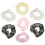 7Teiliges -Haarreifen-Set Elastische Haargummis Farben 1