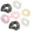 7Teiliges -Haarreifen-Set Elastische Haargummis Farben 5