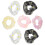 7Teiliges -Haarreifen-Set Elastische Haargummis Farben 6