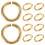 10 Stks DIY Lederen Open Springringen Armband Verbindingsringen 6